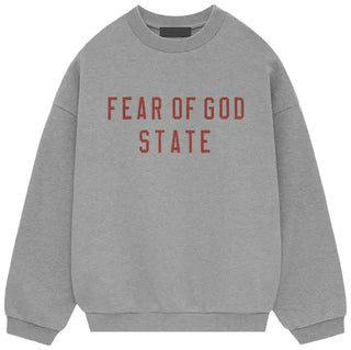 Fear of God Essentials Fleece Crewneck 'Dark Heather'