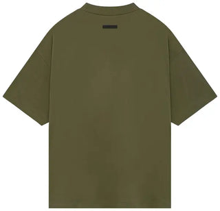 Fear of God Essentials Jersey Crewneck Tee 'Military' - Green