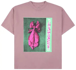 Pleasures Leaf T-Shirt 'Mauve'