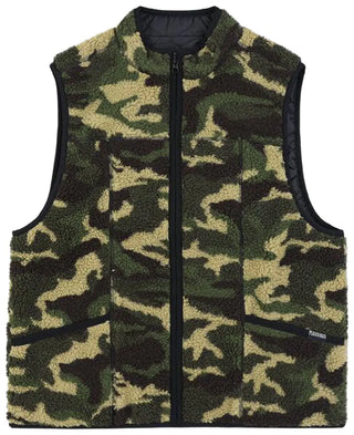 Pleasures Felis Reversible Vest 'Camo/Black'