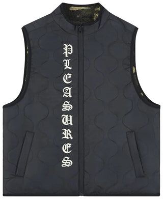 Pleasures Felis Reversible Vest 'Camo/Black'