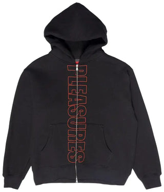 Pleasures Impact Zip Hoodie 'Black'