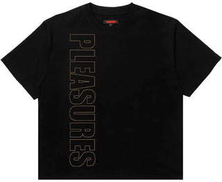 Pleasures Outline Heavyweight T-Shirt 'Black'