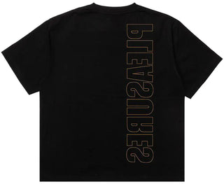 Pleasures Outline Heavyweight T-Shirt 'Black'