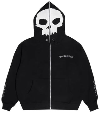 Pleasures Balaclava Zip Hoodie 'Black'