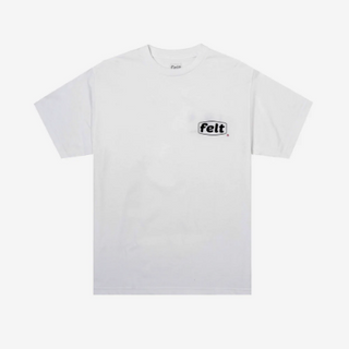 Felt Work Logo Tee - White