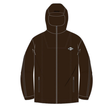 Brown and Cream Track Jacket