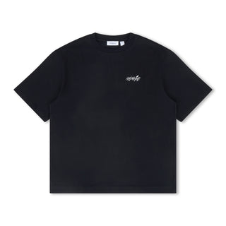Off-White - Paint Splatter Arrow Diag Skate Fit Tee Black