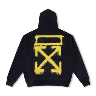 Off-White - Sprayed Arrow Hoodie Black
