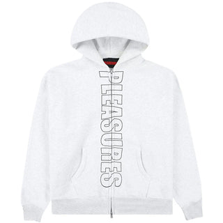 Pleasures Impact Zip Hoodie 'Oatmeal'
