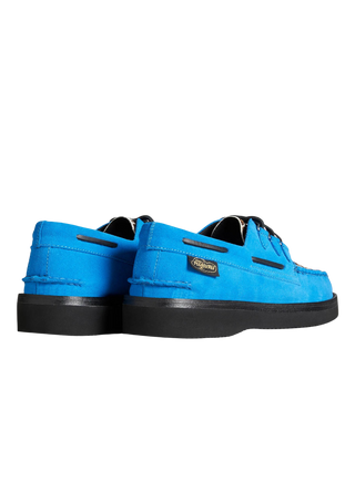 Blue Vibram 3-Eye Boat Shoe