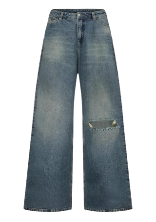 Super Wide Leg - Light Blue Denim