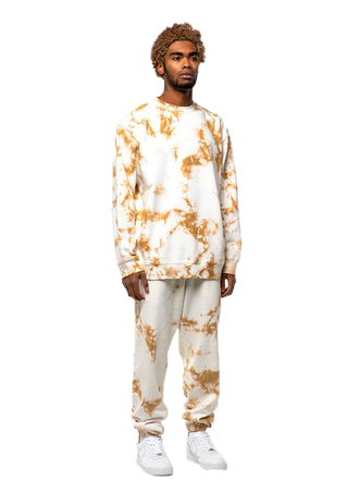 Plain Crew - Beige Tie Dye