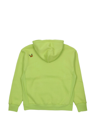 Butterfly Embroidered Fleece Hoodie - Sage