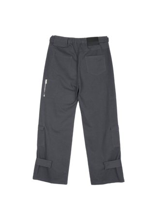Another Youth Heavy Cotton Cargo Pants - Charcoal
