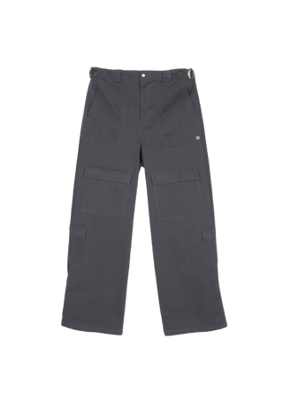 Another Youth Heavy Cotton Cargo Pants - Charcoal