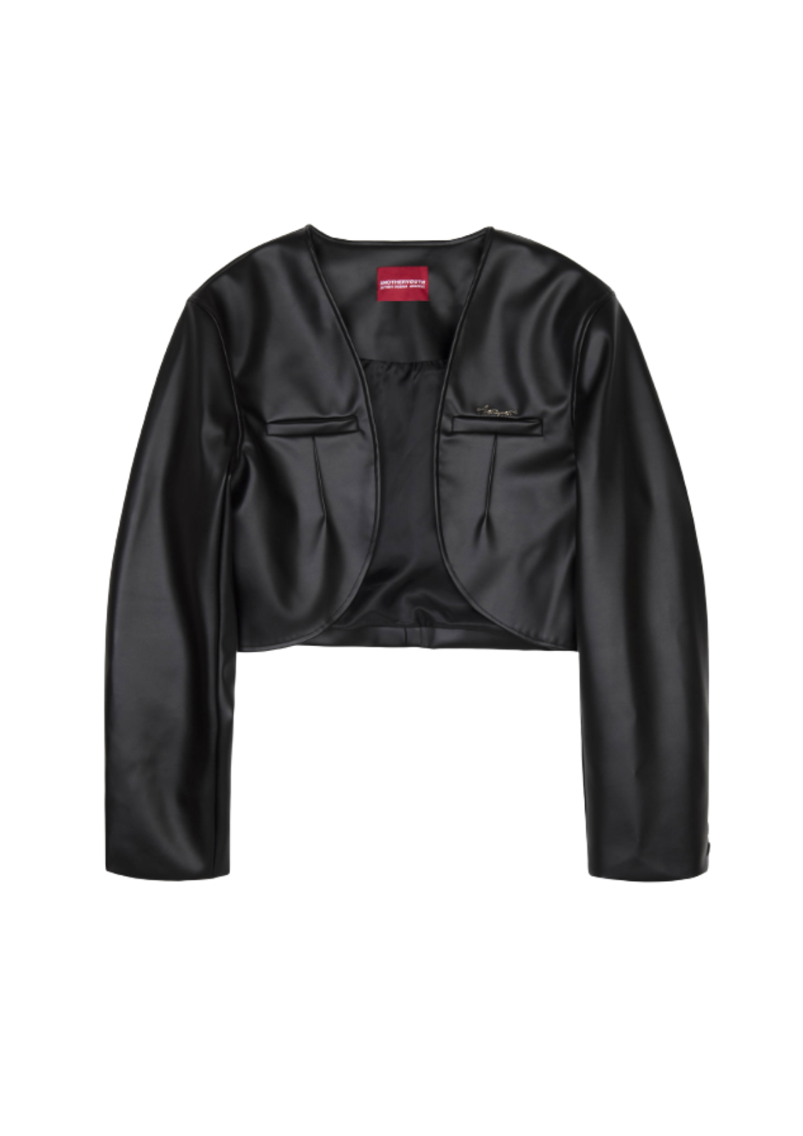 Another Youth Leather Bolero Jacket