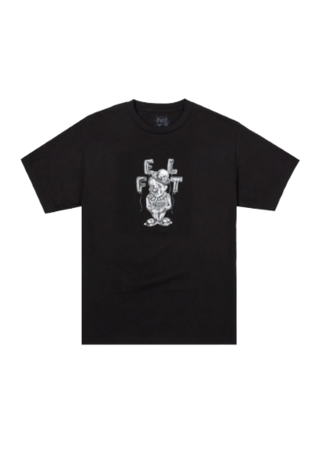 Felt Payaso Triste Tee Shirt - Black