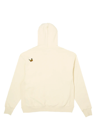 Felt Butterfly Fleece Hoodie - Heather Oatmeal